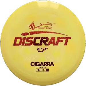 Discraft ESP Cigarra - Anthony Barela fairway draiveris dzeltens 175g disku golfs