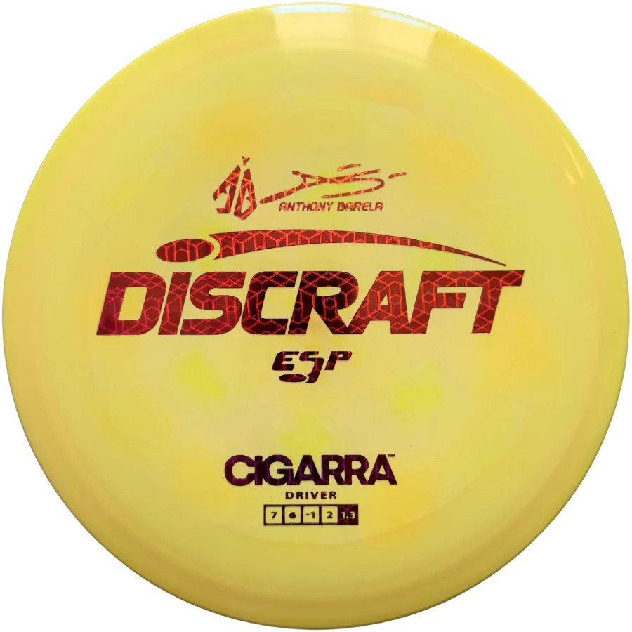 Discraft ESP Cigarra - Anthony Barela fairway draiveris dzeltens 175g disku golfs