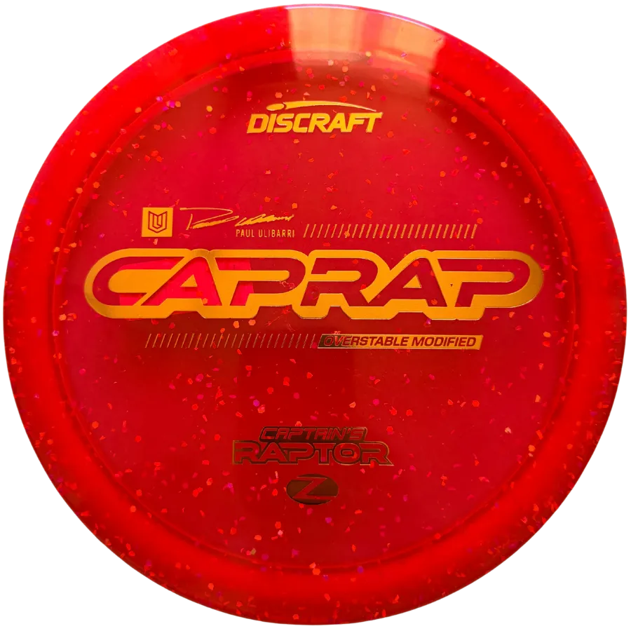 Discraft 2026 Paul Ulibarri Z Confetti Captain’s Raptor fairway draiveris 174g disku golfs