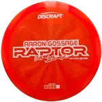 Discraft Aaron Gossage Special Blend Raptor fairway draiveris 172g disku golfs