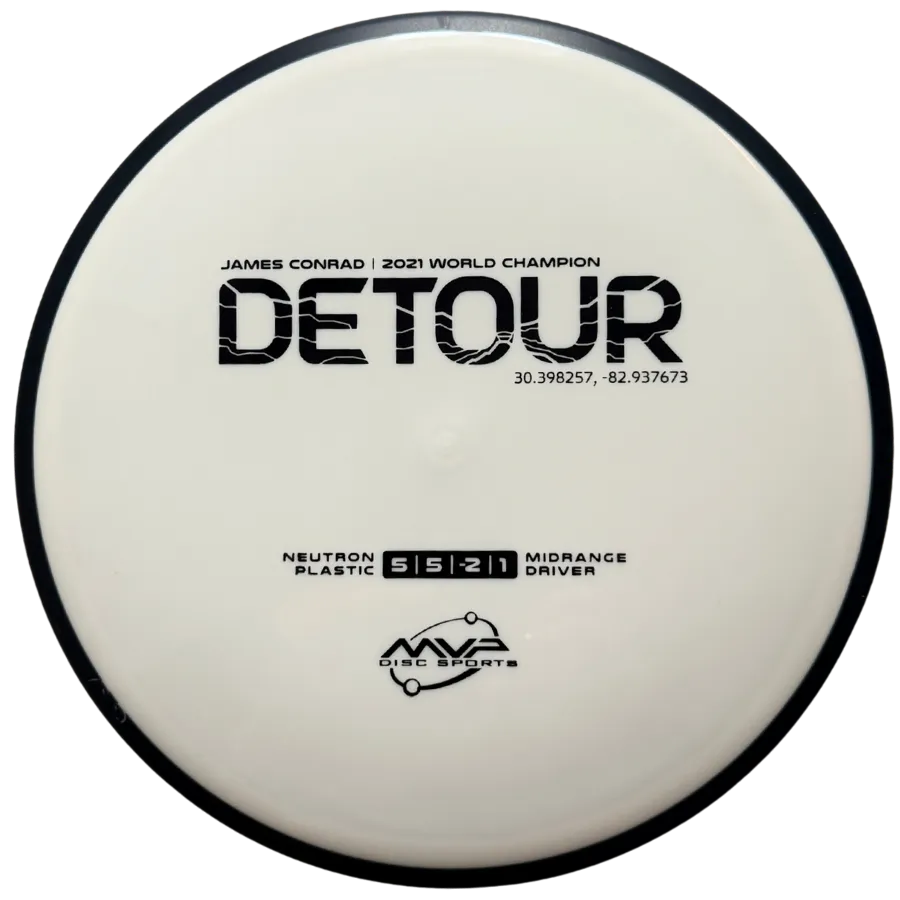 MVP Neutron Detour - Classic midrange disks balts 177g disku golfs