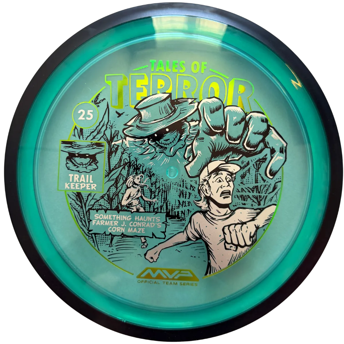 MVP Proton Trail - Tales of Terror distance draiveris zaļš 172g disku golfs
