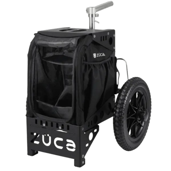 ZÜCA Compact Disc Golf Cart Black - Image 2