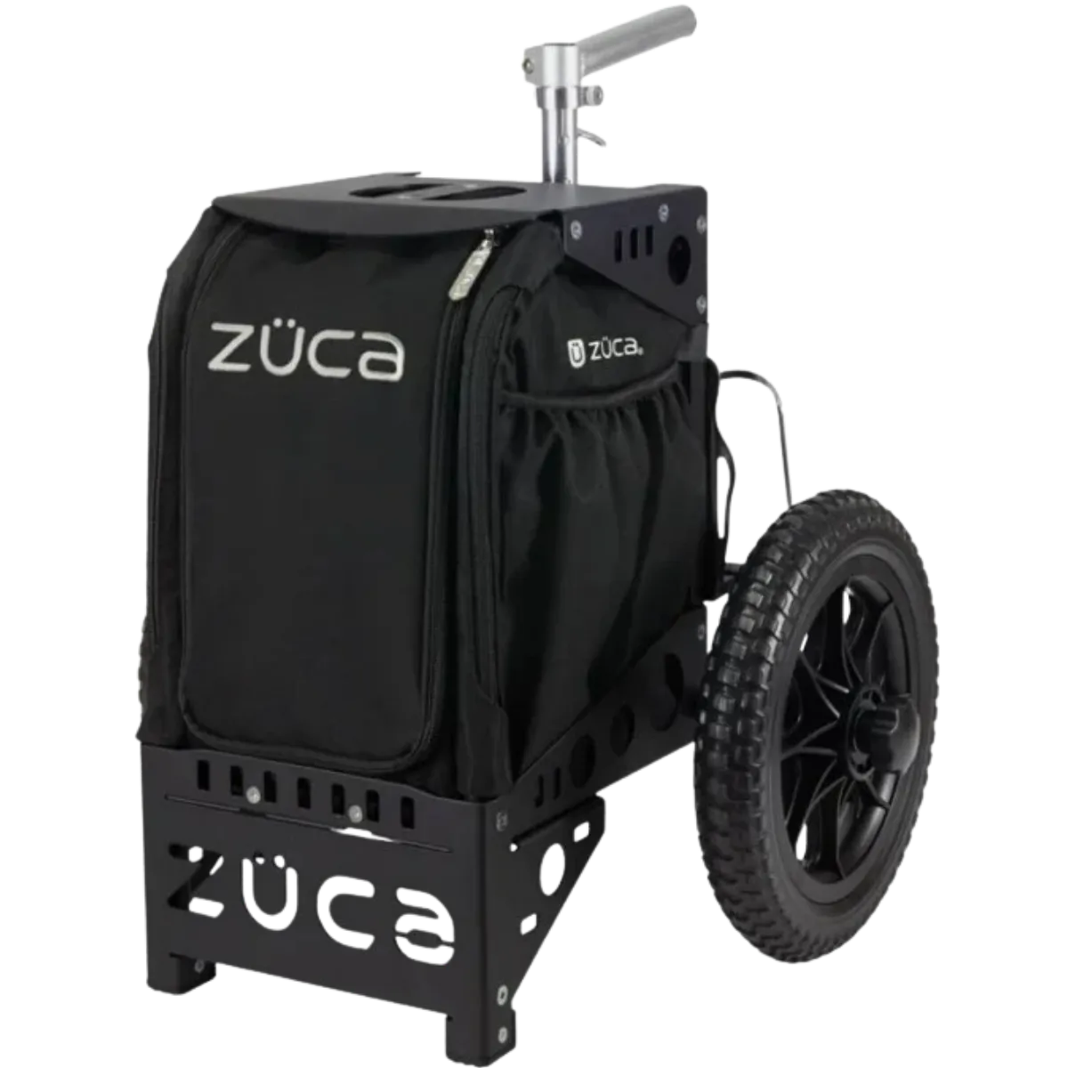Zuca-compact-black ZÜCA Compact Disc Golf Cart Black disku golfa soma melns