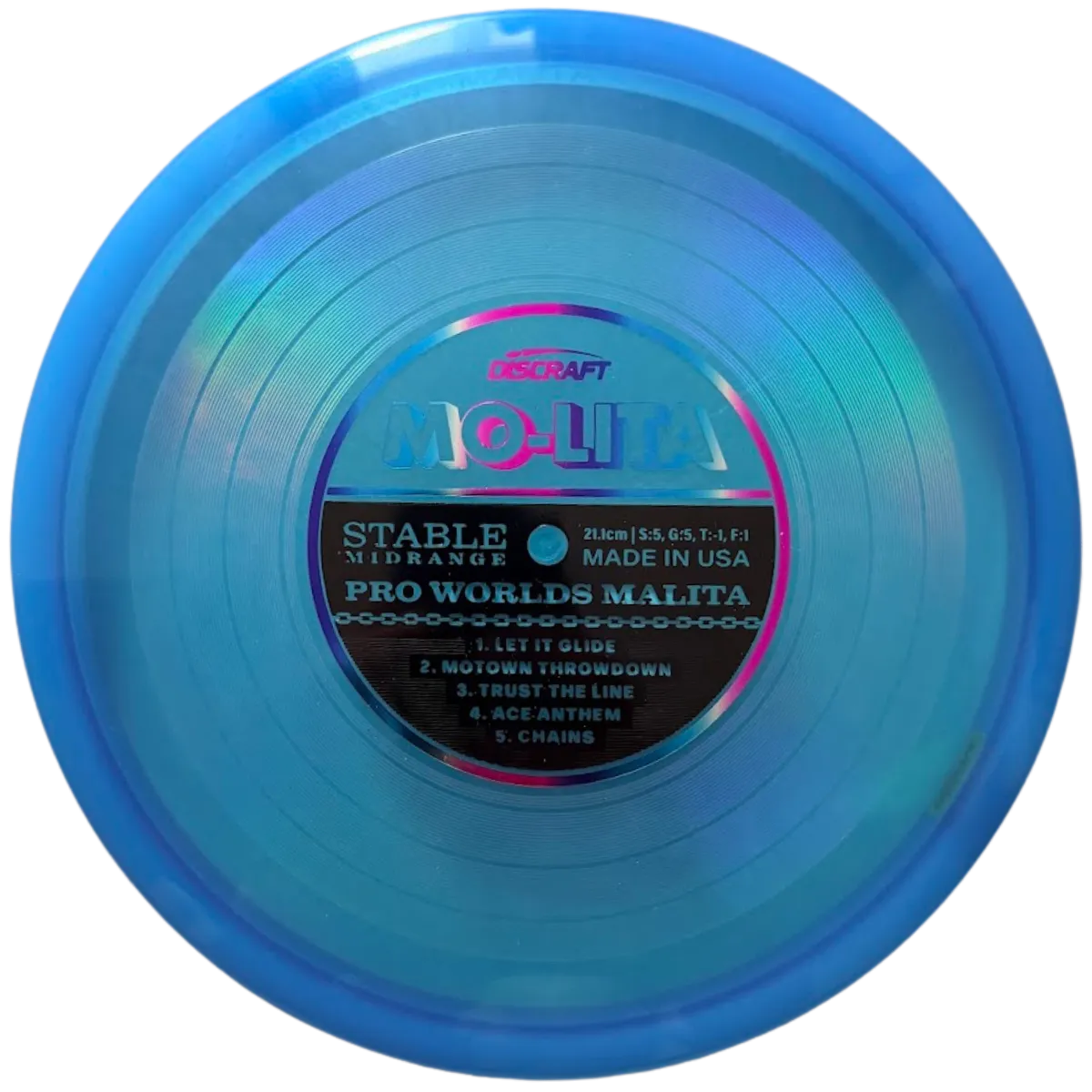 malita-zils-174 Discraft Z Malita - "Mo-Lita Records" Worlds midrange disks 174g disku golfs