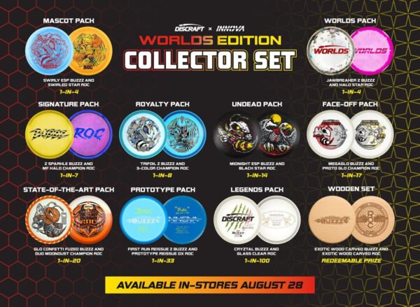 Discraft x Innova Worlds Edition Collector Set - PREORDER midrange disks disku golfs