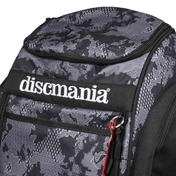 Discmania Fanatic Fly Backpack disku golfa soma balts melns pelēks