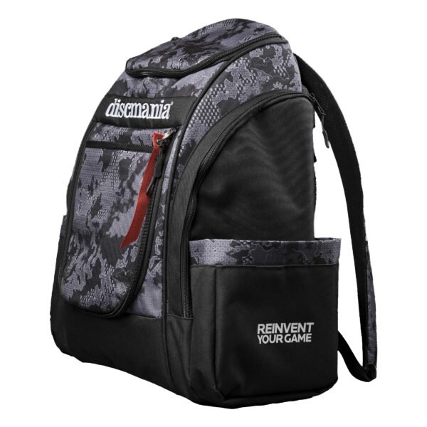 Discmania Fanatic Fly Backpack disku golfa soma balts melns pelēks