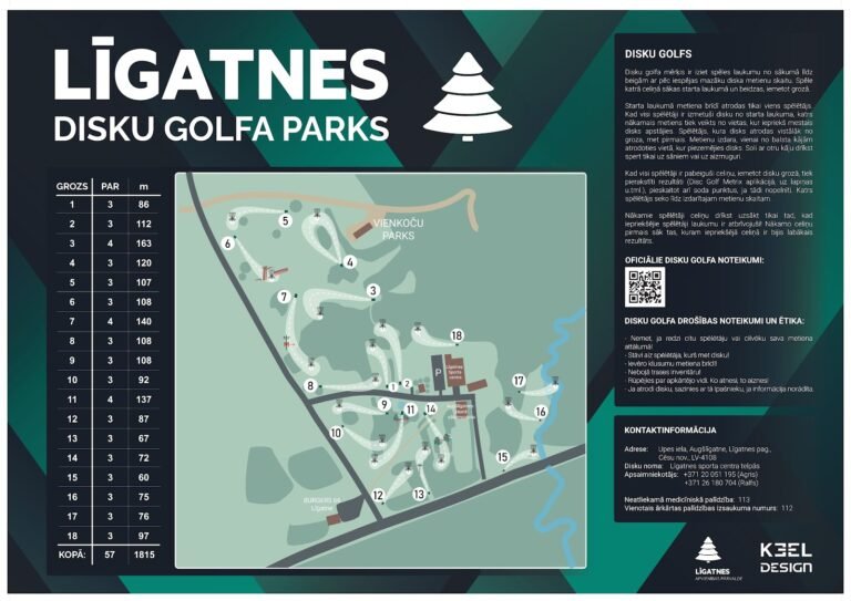 Līgatnes disku golfa parks – foto 2