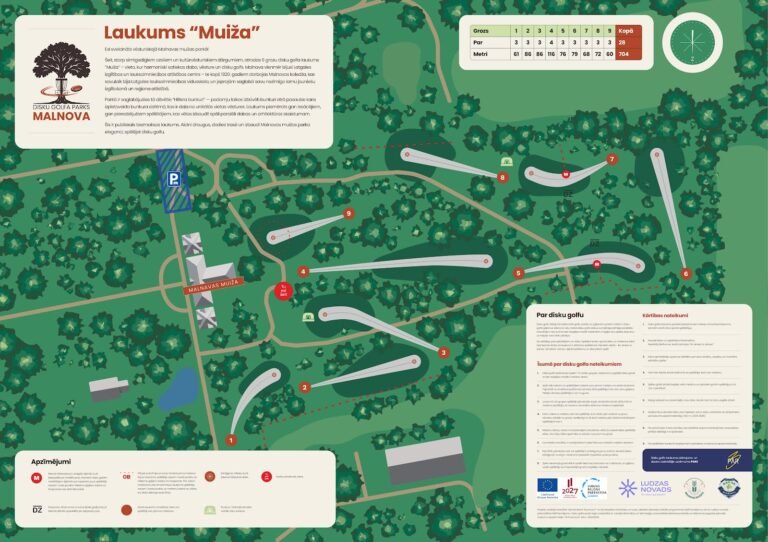 Muiža - Disku golfa parks Malnova – foto 2
