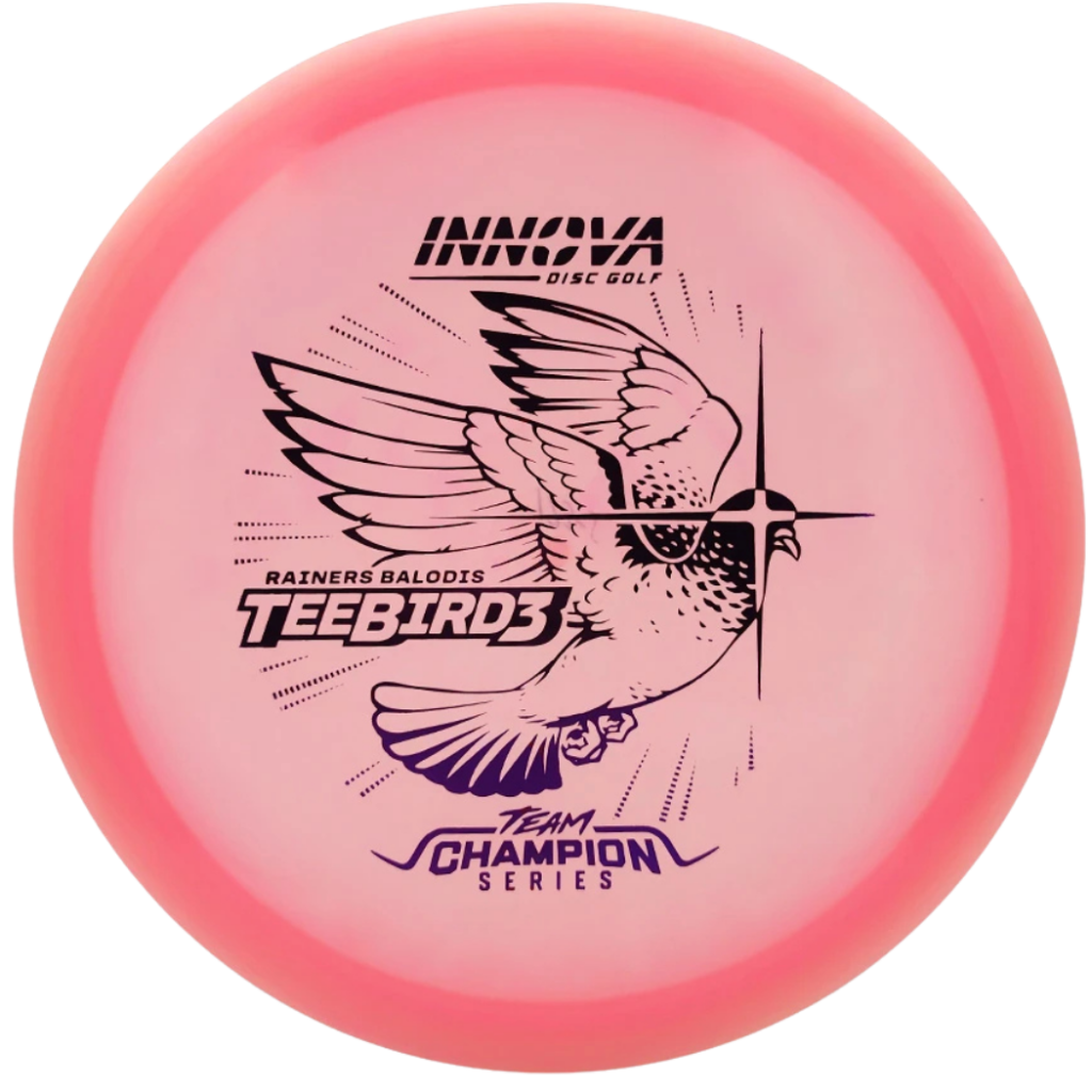 Innova 2026 Tour Series Proto Glow Champion Teebird3 (Rainers Balodis) fairway draiveris disku golfs