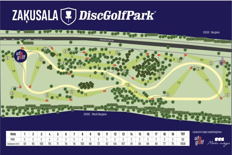 Zaķusala Disku golfa parks – foto 2